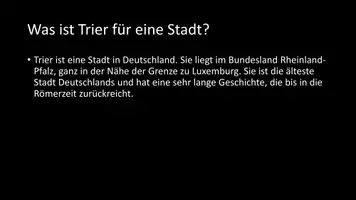 Vorschau - Arbeitsblätter - AB mit Fragen zum Thema "Trier" + Lösungsblatt + Infografik - Seite 3