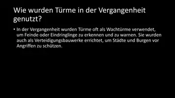 Vorschau - Arbeitsblätter - AB mit Fragen zum Thema "Türme" + Lösungsblatt - Seite 3