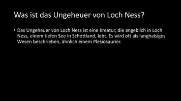 Vorschau - Arbeitsblätter - AB mit Fragen zum Thema "Ungeheuer von Loch Ness" + Lösungsblatt + Infografik - Seite 3