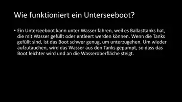Vorschau - Arbeitsblätter - AB mit Fragen zum Thema "Unterseeboote" + Lösungsblatt - Seite 3