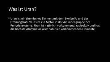 Vorschau - Arbeitsblätter - AB mit Fragen zum Thema "Uran" + Lösungsblatt - Seite 2