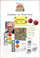 Vorschau - Arbeitsblätter - Zufallsbilder nach Gerhard Richter (inkl. Zufallsbilder freche Früchtchen) - Deckblatt