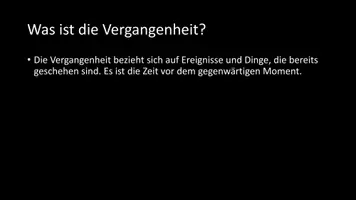 Vorschau - Arbeitsblätter - AB mit Fragen zum Thema "Vergangenheit" + Lösungsblatt - Seite 2