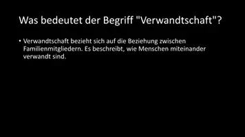 Vorschau - Arbeitsblätter - AB mit Fragen zum Thema "Verwandtschaft" + Lösungsblatt + Infografik - Seite 3