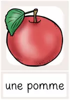 Vorschau - Spiele - Les fruits Bildkarten Wortkarten Obst - Seite 1
