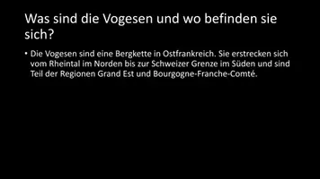 Vorschau - Arbeitsblätter - AB mit Fragen zum Thema "Vogesen" + Lösungsblatt - Seite 2