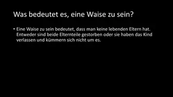 Vorschau - Arbeitsblätter - AB mit Fragen zum Thema "Waise" + Lösungsblatt - Seite 2