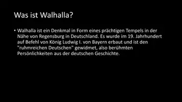 Vorschau - Arbeitsblätter - AB mit Fragen zum Thema "Walhalla" + Lösungsblatt - Seite 2