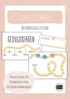Vorschau - Mal- und Bastelvorlagen - Belohnungssystem Geduldsfaden - Visualisierung - Deckblatt