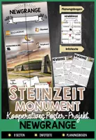 Vorschau - Stationenlernen - Steinzeit Poster-Projekt Newgrange | Kooperative Übung + Klassendekoration - Deckblatt