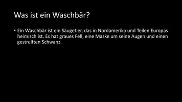 Vorschau - Arbeitsblätter - AB mit Fragen zum Thema "Waschbär" + Lösungsblatt - Seite 2