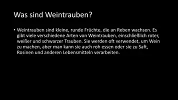 Vorschau - Arbeitsblätter - AB mit Fragen zum Thema "Weintrauben" + Lösungsblatt - Seite 2