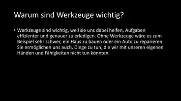 Vorschau - Arbeitsblätter - AB mit Fragen zum Thema "Werkzeug" + Lösungsblatt - Seite 3