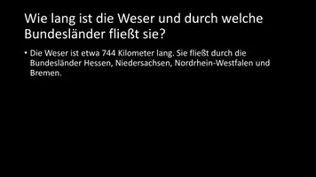 Vorschau - Arbeitsblätter - AB mit Fragen zum Thema "Weser" + Lösungsblatt - Seite 3