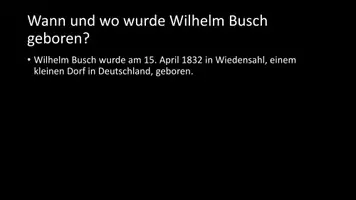 Vorschau - Arbeitsblätter - AB mit Fragen zum Thema "Wilhelm Busch" + Lösungsblatt - Seite 3