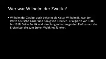 Vorschau - Arbeitsblätter - AB mit Fragen zum Thema "Wilhelm der Zweite" + Lösungsblatt + Infografik - Seite 3