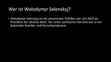 Vorschau - Arbeitsblätter - AB mit Fragen zum Thema "Wolodymyr Selenskyj" + Lösungsblatt - Seite 2