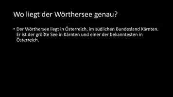 Vorschau - Arbeitsblätter - AB mit Fragen zum Thema "Wörthersee" + Lösungsblatt - Seite 2