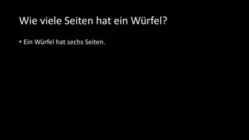 Vorschau - Arbeitsblätter - AB mit Fragen zum Thema "Würfel" + Lösungsblatt - Seite 3