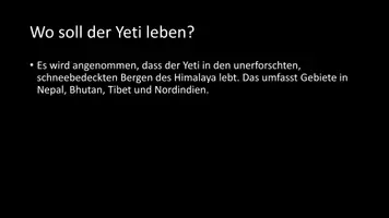 Vorschau - Arbeitsblätter - AB mit Fragen zum Thema "Yeti" + Lösungsblatt - Seite 3