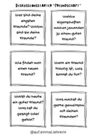 Vorschau - Anderer Materialtyp - Gesprächsstarter-Post-its Thema Freundschaft - Seite 1