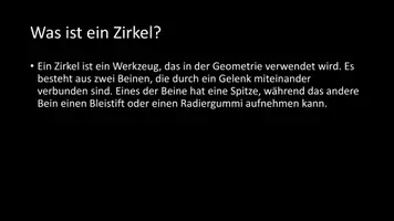 Vorschau - Arbeitsblätter - AB mit Fragen zum Thema "Zirkel" + Lösungsblatt - Seite 2
