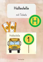 Vorschau - Anderer Materialtyp - Haltestelle mit Tickets - Deckblatt