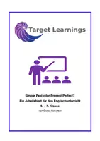 Vorschau - Arbeitsblätter - Materialpaket | Past Tense & Present Perfect | Simple & Progressive - Deckblatt