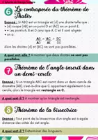 Aperçu - Apprentissages en autonomie - Fiche de révisions - Tous les résultats de géométrie - Page 2