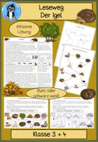 Vorschau - Spiele - Igel Sachunterricht - Deckblatt