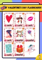 anteprima - Flashcard - Valentine's day Flashcards in English - Pagina di copertina