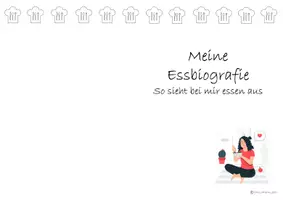 Vorschau - Arbeitsblätter - Meine Essbiografie - so sieht essen bei mir aus - Seite 1