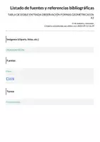 Vista previa - Tarjetas / Manipulativos - TABLA DE DOBLE ENTRADA OBSERVACIÓN FORMAS GEOMÉTRICAS EN A3 - página 3