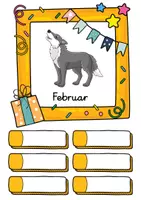 Vorschau - Poster - Wolf Geburtstagskalender für die Wolfklasse - Seite 2