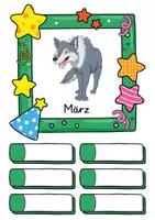 Vorschau - Poster - Wolf Geburtstagskalender für die Wolfklasse - Seite 3