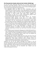 Vorschau - Arbeitsblätter - Perfekt für Inaktive - Olympia in der Zeit des 2. Weltkrieges - Seite 1