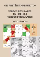Vorschau - Spiele - Pretérito Perfecto - Verbos REGULARES en -ER, -IR & IRREGULARES - Juego de dados - Deckblatt