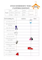 Vorschau - Spiele - Find someone who: Clothes Edition - Seite 1
