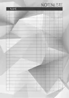 Vorschau - Anderer Materialtyp - Notenlisten - 9 Designs - Seite 1