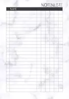 Vorschau - Anderer Materialtyp - Notenlisten - 9 Designs - Seite 2