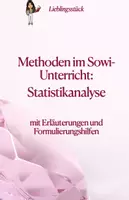 Vorschau - Arbeitsblätter - Methoden im Sowi-Unterricht: Statistikanalyse - Deckblatt