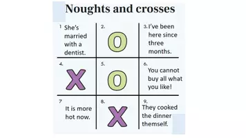 Vorschau - Spiele - Englisch. Noughts and crosses Game. Fehler korrigieren. - Deckblatt