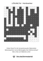 Vorschau - Spiele - Handwerker, schwer, Suchsel, Wortgitter, Buchstabensalat, Buchstabengitter, Wortsuchrätsel, Wortsuche, Worträtsel, Wortsuchsel, Wörtersuche, Suchrätsel - Seite 2