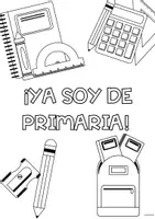 Vista previa - Manualidades / Dibujos para colorear - FICHAS NUEVO CURSO - English & Castellano - página 1