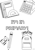Vista previa - Manualidades / Dibujos para colorear - FICHAS NUEVO CURSO - English & Castellano - página 2