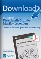 Vorschau - Stundenentwürfe - Die schnelle Stunde Musik - Legenden der Musikgeschichte - Deckblatt
