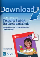Vorschau - Stundenentwürfe - Wir planen und schreiben einen Unfallbericht - Deckblatt