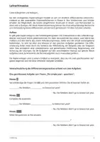 Vorschau - Stundenentwürfe - The simple past - negative statements - Grammatiktraining Englisch dreifach differenziert - Seite 1