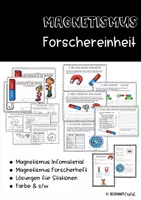 Vorschau - Arbeitsblätter - Magnetismus Einheit - Deckblatt