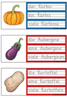 Vorschau - Arbeitsblätter - Abschreibekartei Gemüse - DaZ - Seite 3
